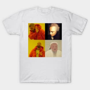 Immanuel Kant but Genghis Khan Drake meme T-Shirt